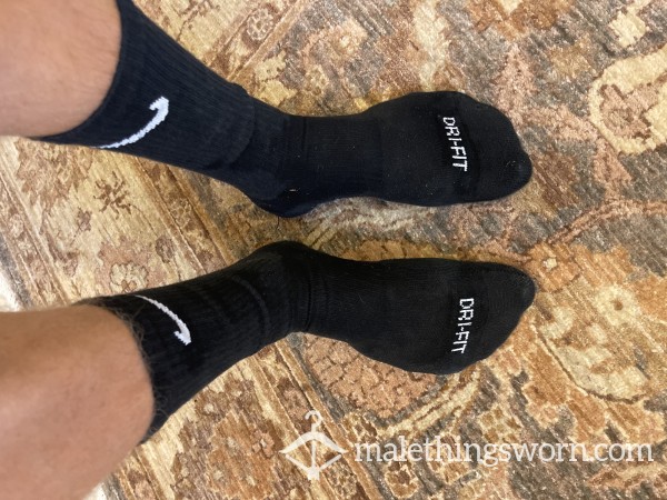 Black Nike Workout Socks