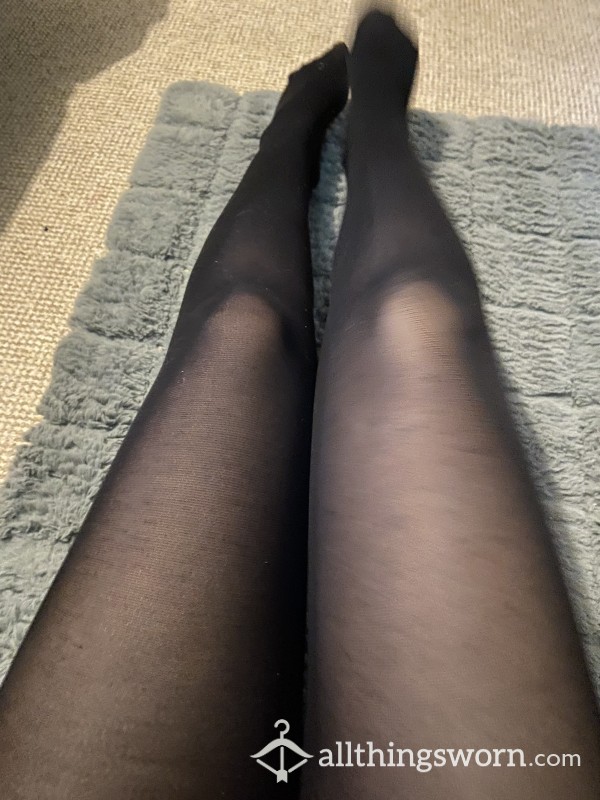Black Nylon Tights 24/48 Hour Wear Available