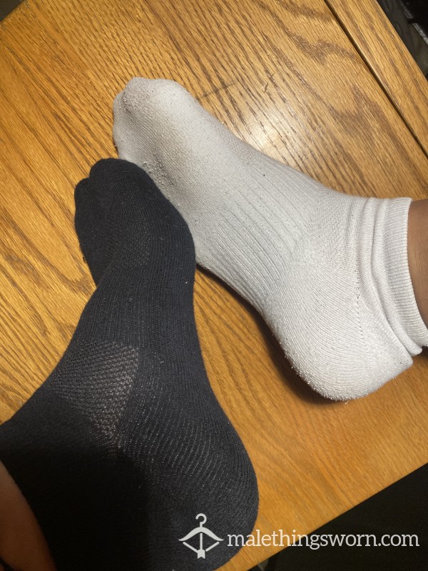 Black OR White Ankle Socks