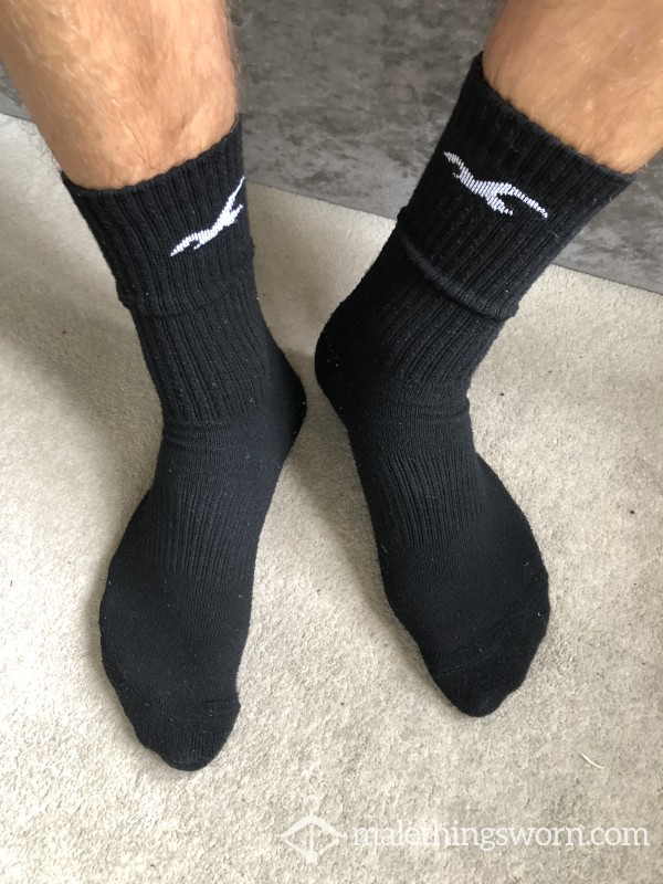 Black Pair Of Hollister Socks