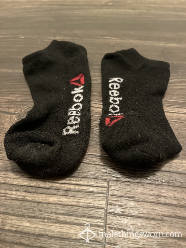 Black Reebok Ankle Socks.