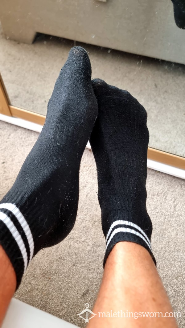 Black Socks. Worn 5 Days
