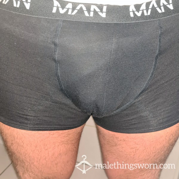 BLACK TIGHT RUGBY LADS BOXER SHORTS