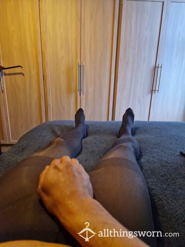 48 Hour Worn Black Tights Additional Video Cum In Them £5 Extra ( Female )