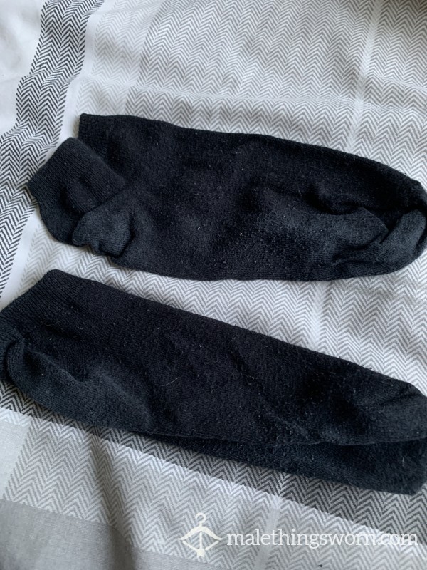 Black Trainer Socks