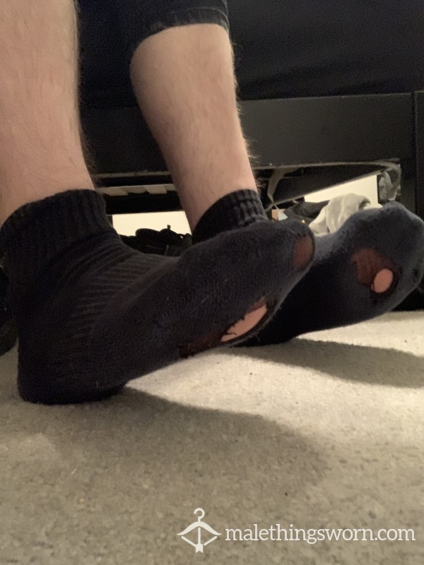 Black Under Armor Quarter Length Socks