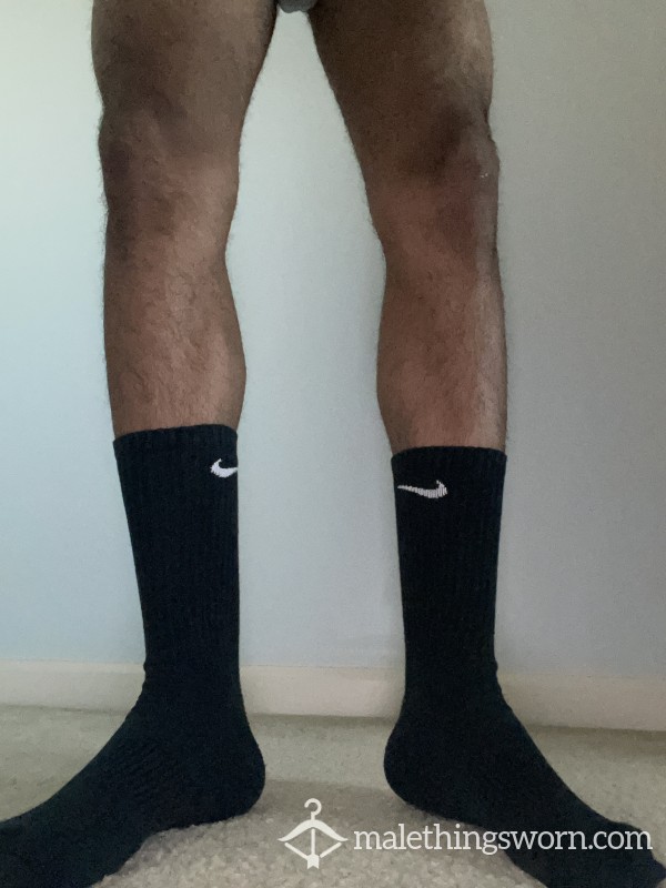 Black Used Nike Socks photo