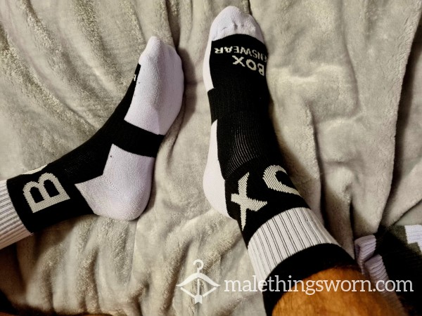 Black & White Box Sports  Socks