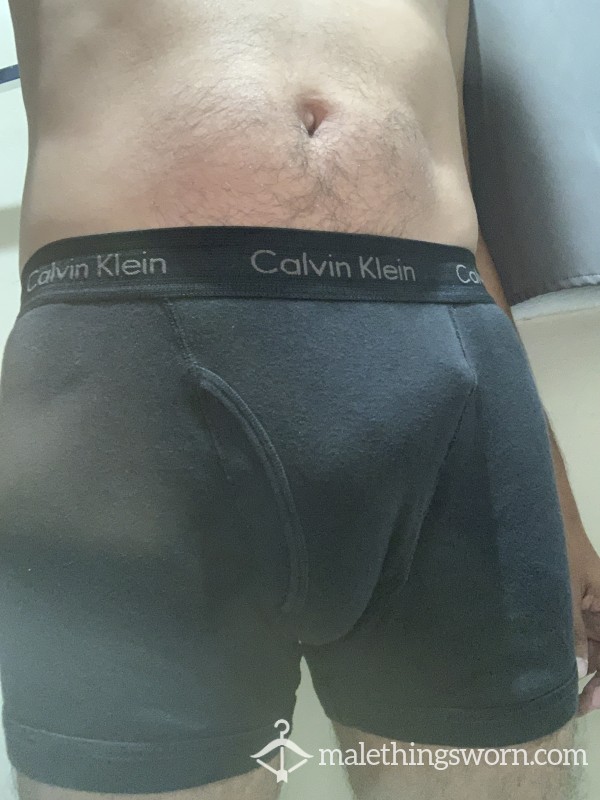 Black Worn Calvin Underwear Small