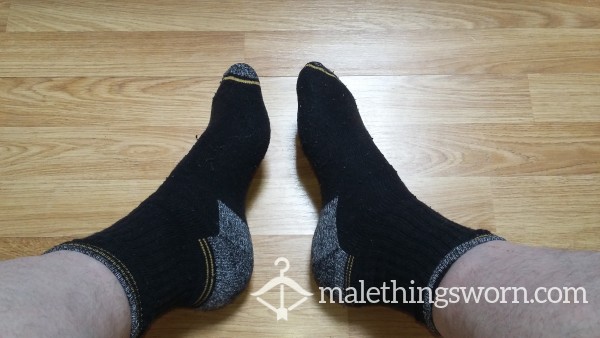 Black/gray Men's Used Socks