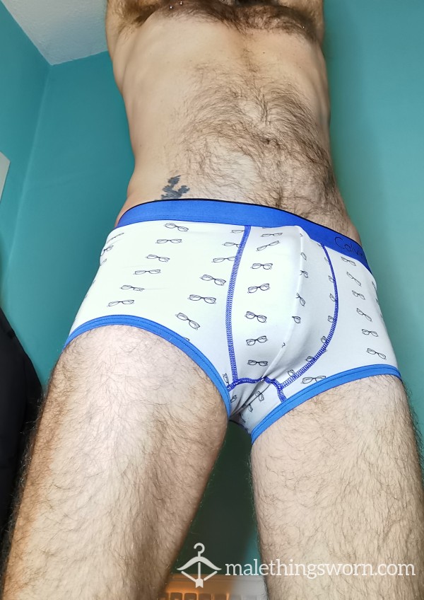 SOLD Blue And White CK One Boxers