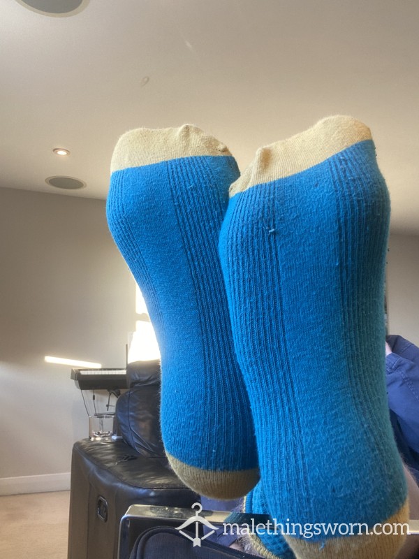 🥵 Blue And White Long Socks 🧦