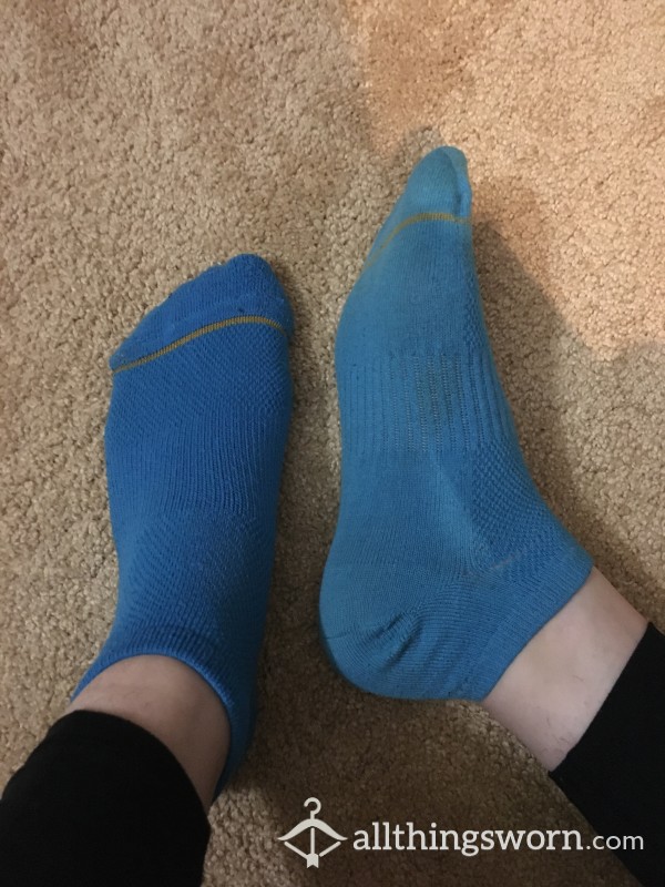Blue Athletic Socks