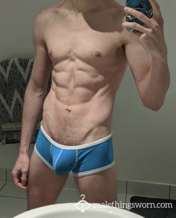 Blue Aussiebum Billy Briefs Used By Couple