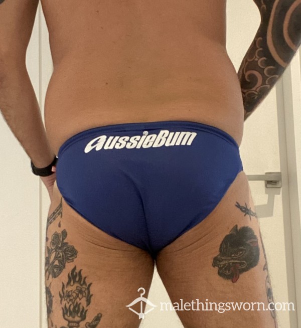 Blue Aussiebum Swim Briefs