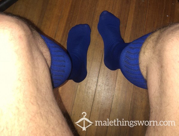 Blue Tall Rugby Socks