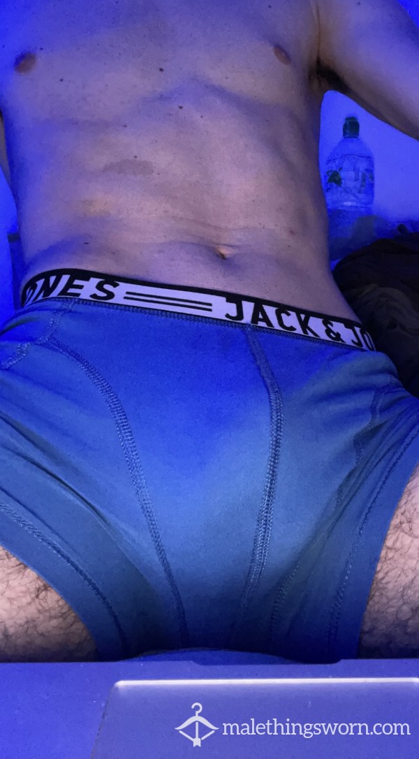 Blue Tight Boxers