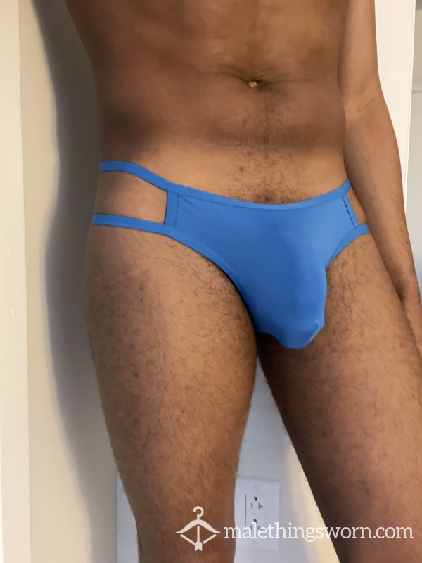Men's Small Blue Thong: Comfortable