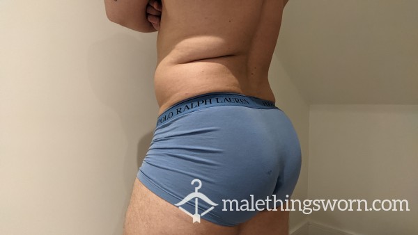 Blue Well Used Holey Ralph Lauren Boxers
