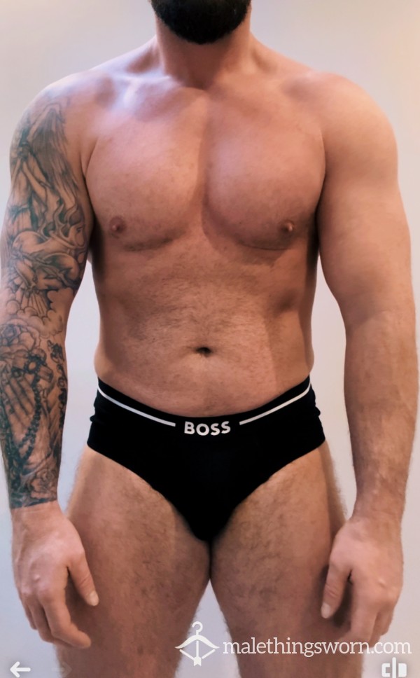 😰💙 Boss Deep Blue Briefs 😰💙 - Including 24 Hours Wear And ONE Gym Session! Sopping.... 💦