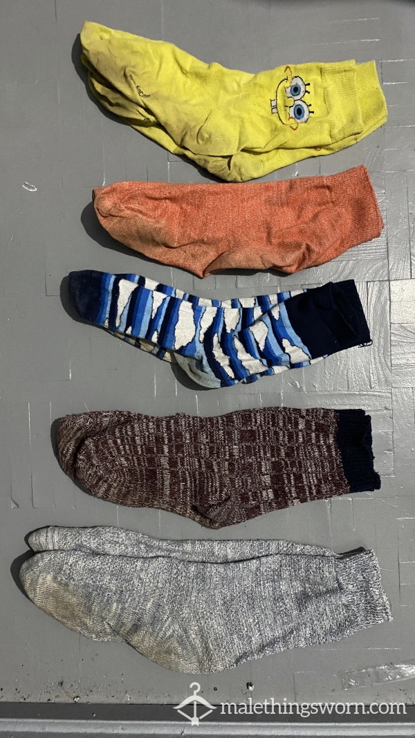 Bottom Slave Well-worn Socks