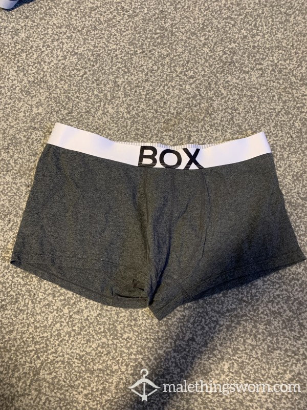 Box Boxer Briefs White Waistband