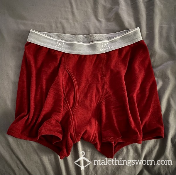 Boxer Briefs Worn And Finished Multiple Times In