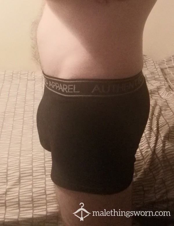 Boxer Shorts Worn For Work.