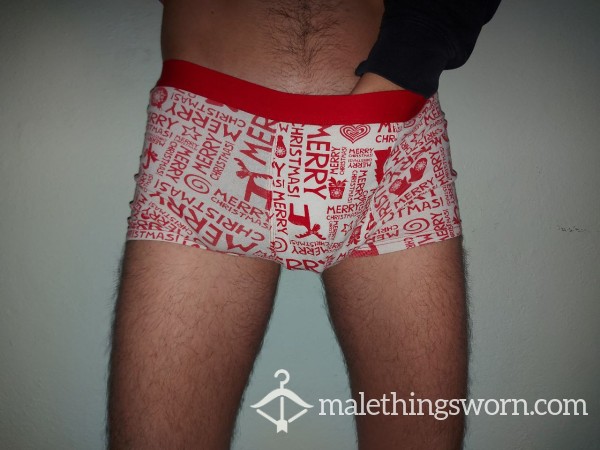Boxer Slip Panty Undie Da Uomo Men Christmas Natale Rosso Red