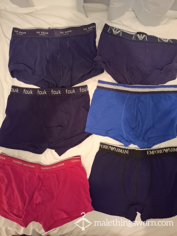 Boxers Selection, Armani, Tommy, FCUK, Ted Baker