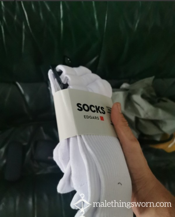 Brand New White Socks