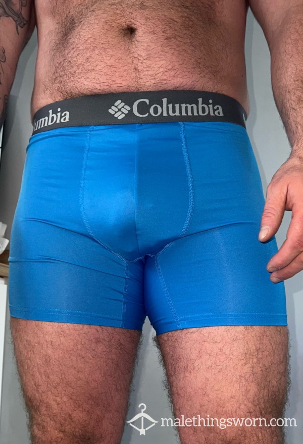 🥶🥶 Bright Blue Boxers, The Simple Collection. Including 24 Hours Wear And A Gym Session.... Snap Them Up!