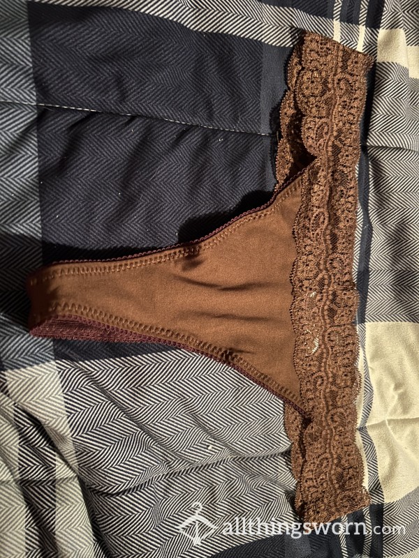 Brown Soft And Thong