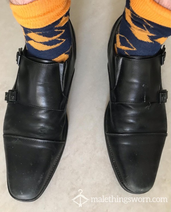 Business Socks - Navy And Orange, 3 Day Wear