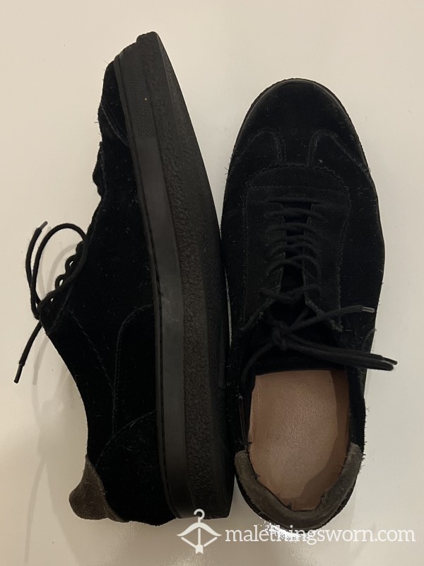 BW BLACK SUEDE OFFICE SHOES