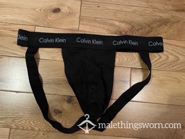 Calvin Klein Black Jockstrap (L) Ready To Be Customised For You!