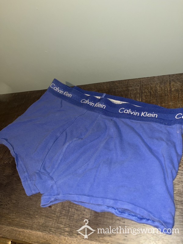 Calvin Klein Blue Medium Boxers