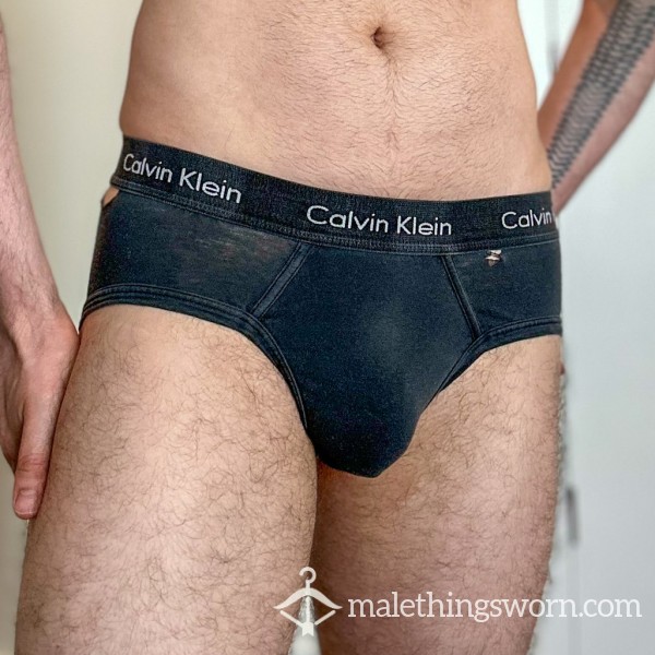 Calvin Klein Briefs, Black, Size S