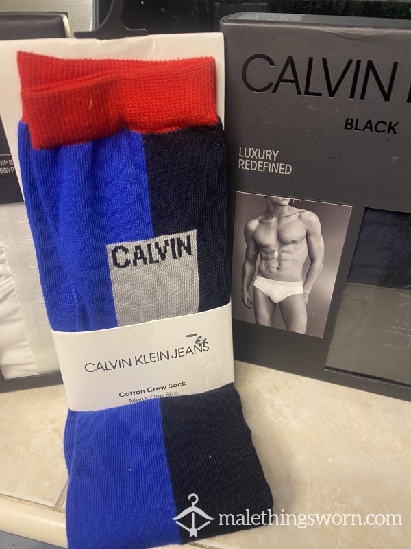Calvin Klein Colour Block Socks (one Size)
