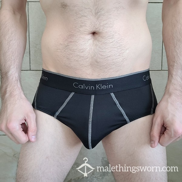 Calvin Klein Micro Mens Sports / Active Briefs - Small, Black
