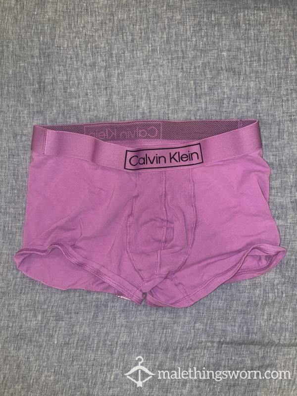 Calvin Klein Purple Trunk