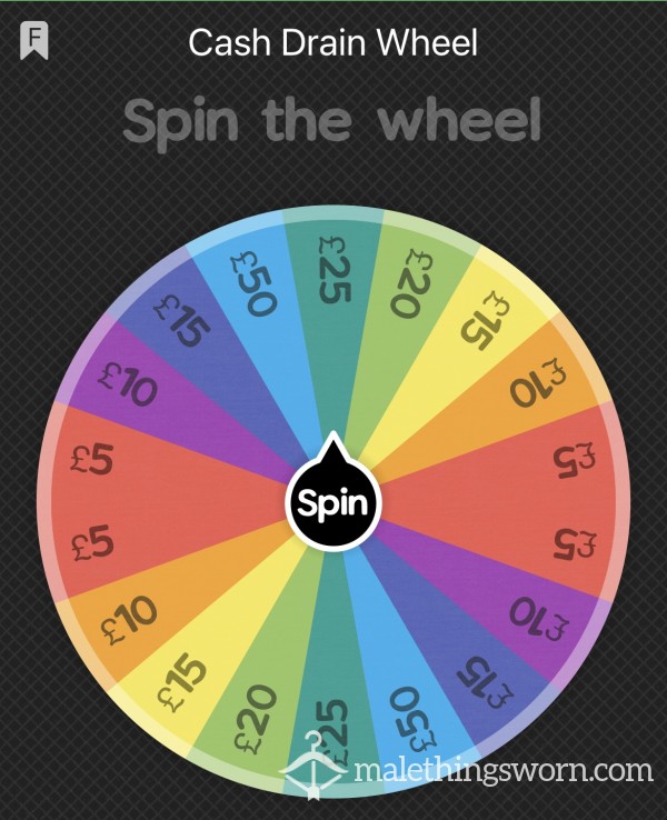 Cash Drain Wheel