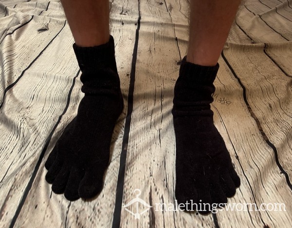 Cashmere Black Toe Socks