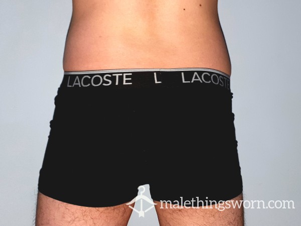 Casual Black Boxers - Lacoste - XL