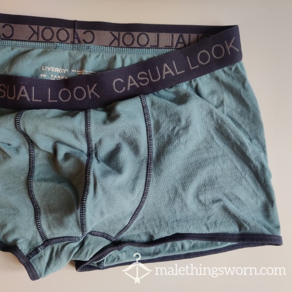 Casual Look Turquoise Boxers