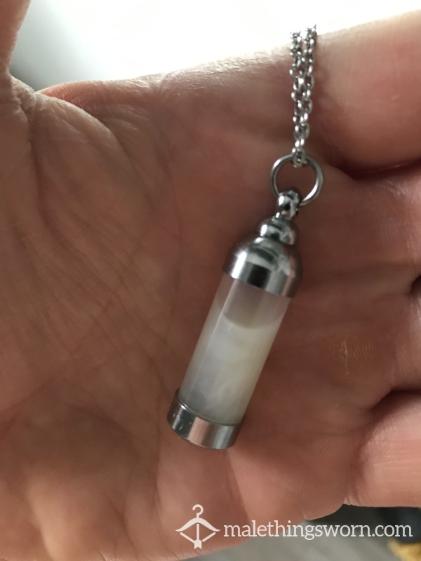 Chain Vial Necklace With 💦?🍋?🥲? What Would You Like?