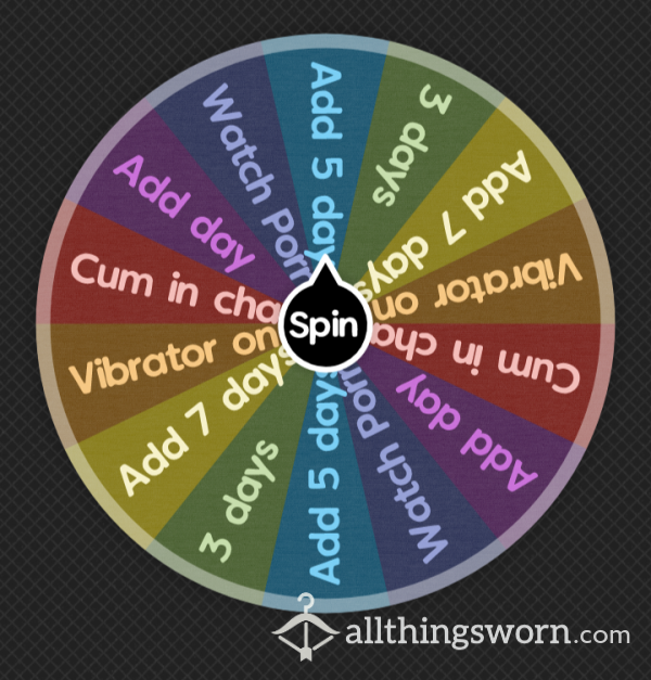 Chastity Wheel Spin Or Feminization Tasks Wheel Spin