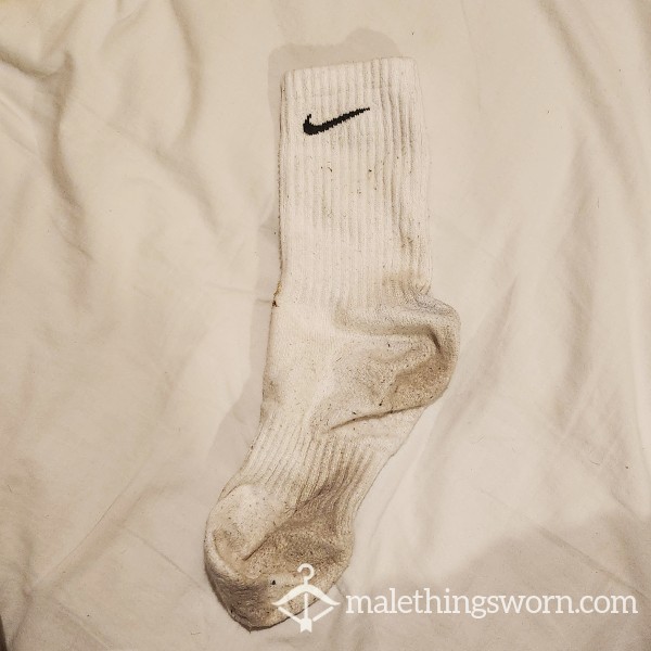 Chav Scally Well Used C*m RAG. Nike Sock C*m Rag. Smelly Filthy Damp photo