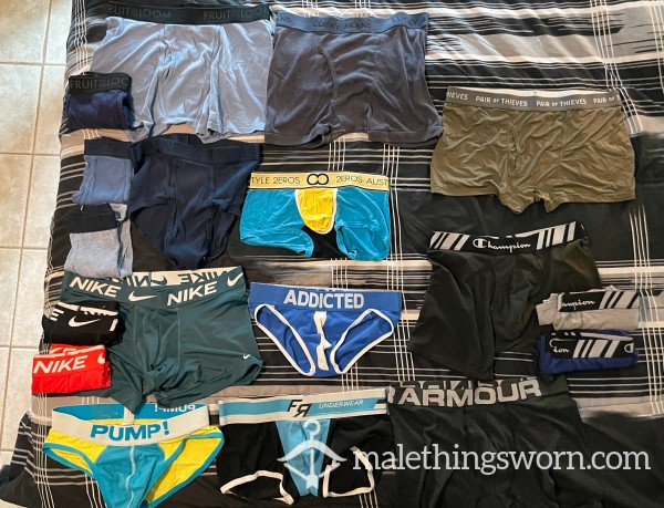 Choose And Customize Your Worn Pair Of Underwear!