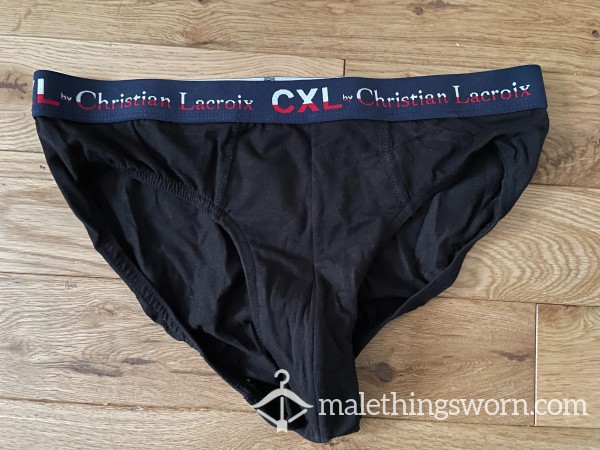 Christian Lacroix CXL Black Briefs (S) Ready To Be Customised For You!